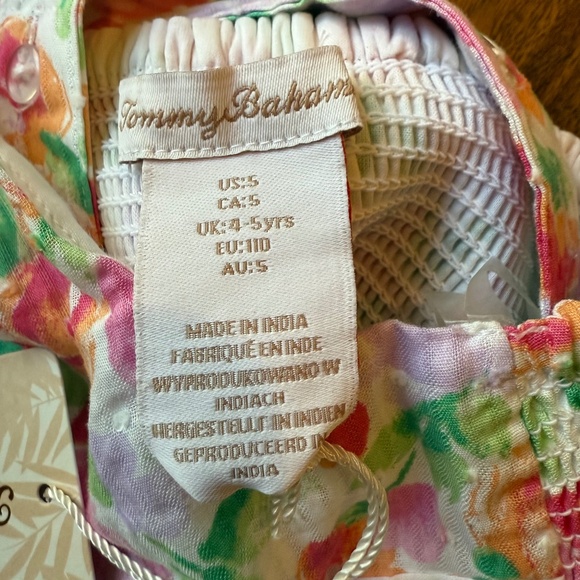 Tommy Bahamas Girl Summer Dresses sizes 5 and 6 - Picture 8 of 9